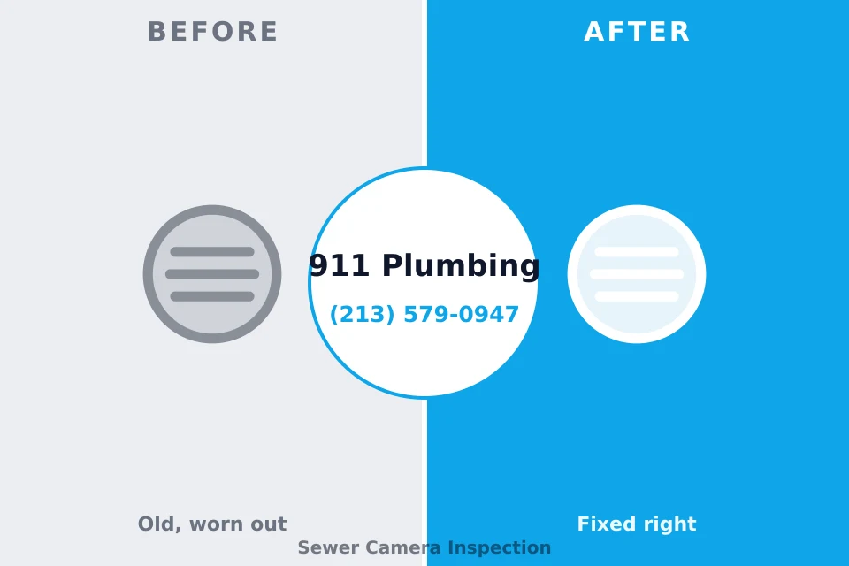 Before and after: plumbing company Fort Totten, ND
